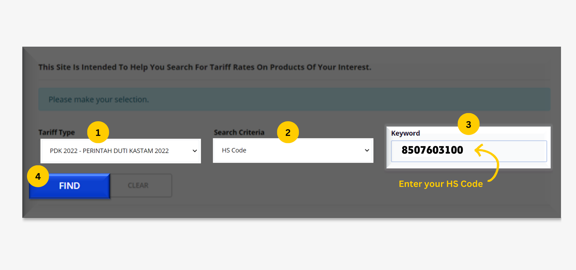 Malaysia HS Code Search Guide JKDM HS Explorer